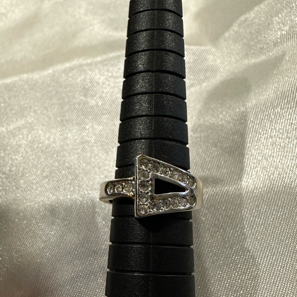 18kt GE plated ring with gemstones - Picture 4 of 6